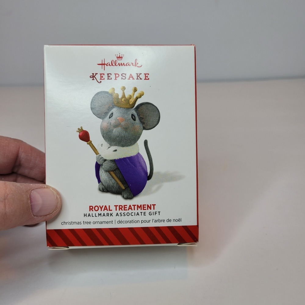 Hallmark Keepsake Royal Treatment Ornament Associate Gift 2014 Mouse Limited NEW